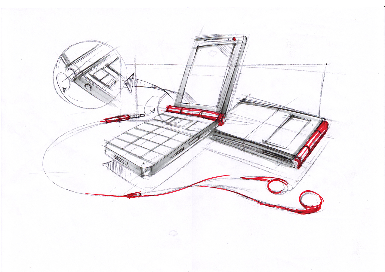 手機(jī)產(chǎn)品設(shè)計(jì)手繪上色 從概念到視覺呈現(xiàn)的藝術(shù)
